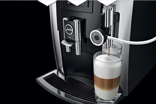 jura 优瑞 e8进口家用意式全自动咖啡机 一键式拿铁制作