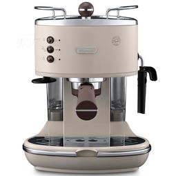 德龙咖啡机意式半自动家用不锈钢锅炉 奶白 复古系列eco310咖啡机产品图片2素材 it168咖啡机图片大全