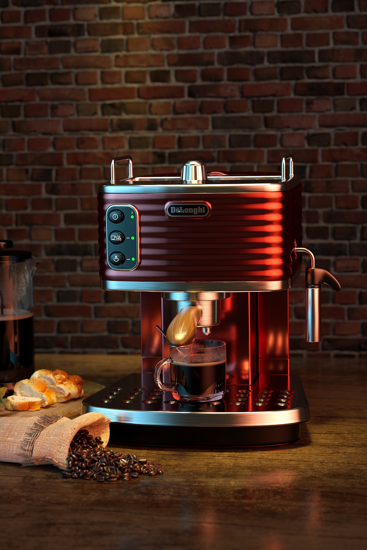 咖啡机照片级渲染技术指南