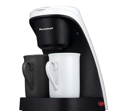 斯尔曼特美式双杯滴漏式咖啡机 家用办公的迷你精选